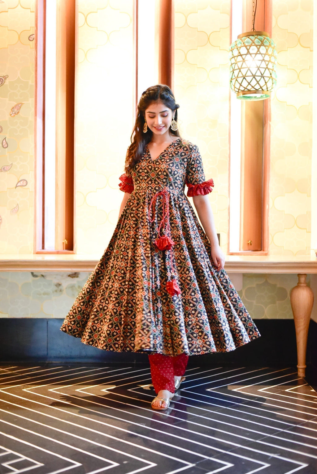 chandra Bagru cotton suit set