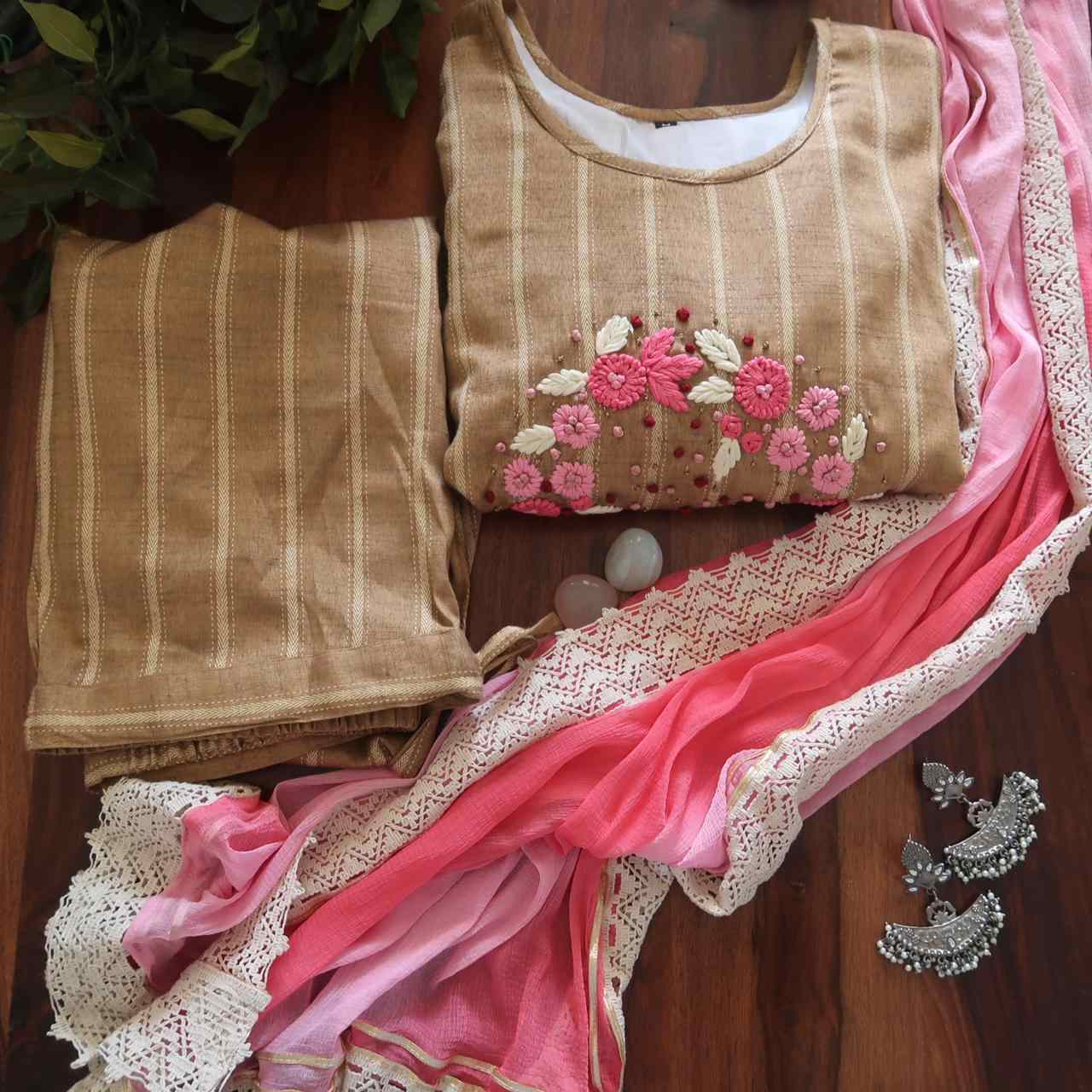 Be My Coffee Date Handwork Suit (3 piece)